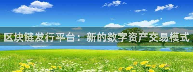 bg大游官网代理开号怎么开：区块链发行平台：新的数字资产交易模式