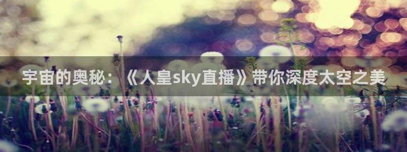 飞速体育免费直播：宇宙的奥秘：《人皇sky直播》带你深度太空之美